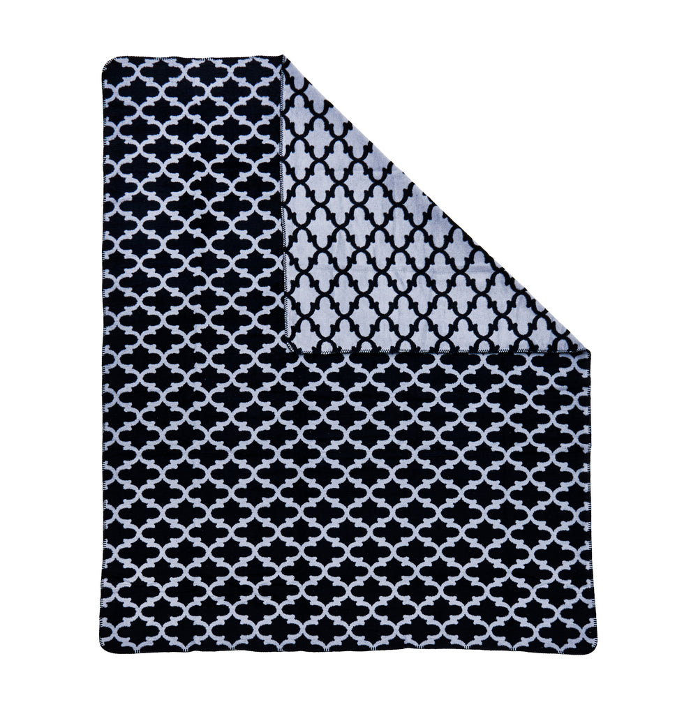 Wohndecke MILANO 150x200cm Black - CaraHome