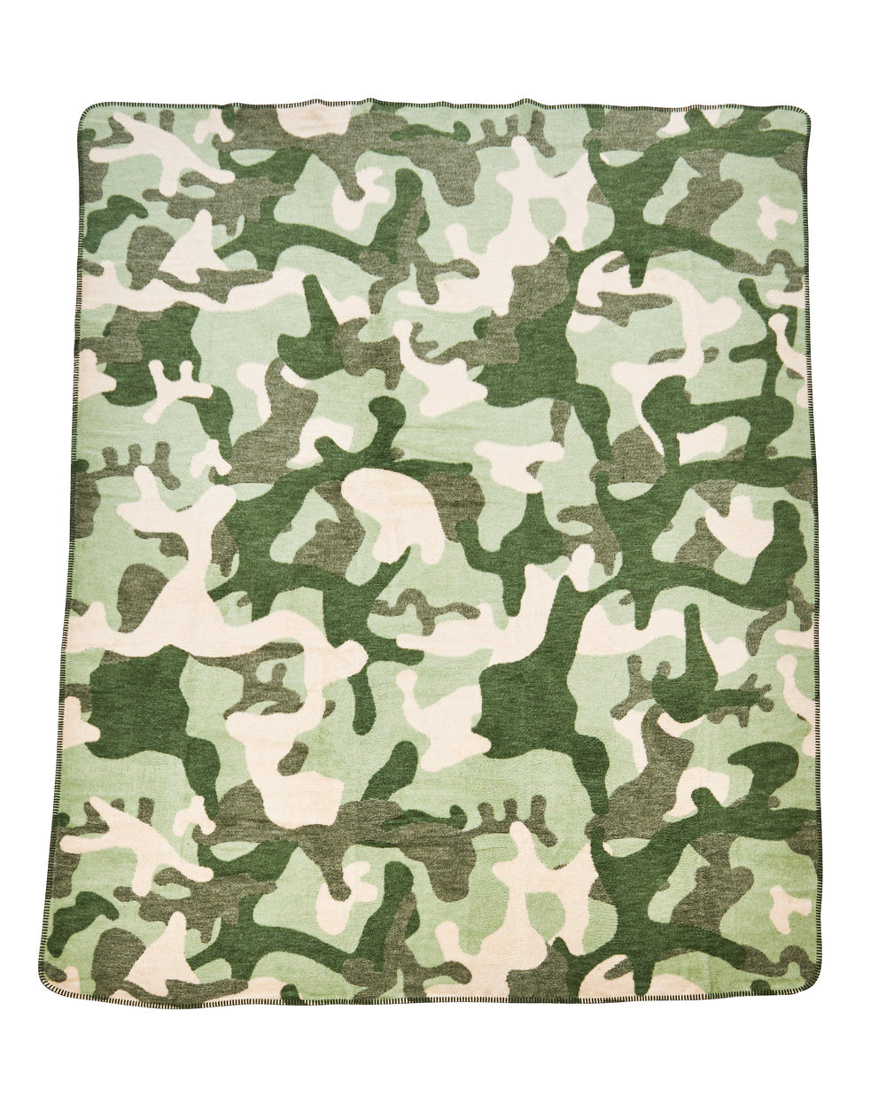 Wohndecke CAMOUFLAGE 150x200cm Khaki - CaraHome