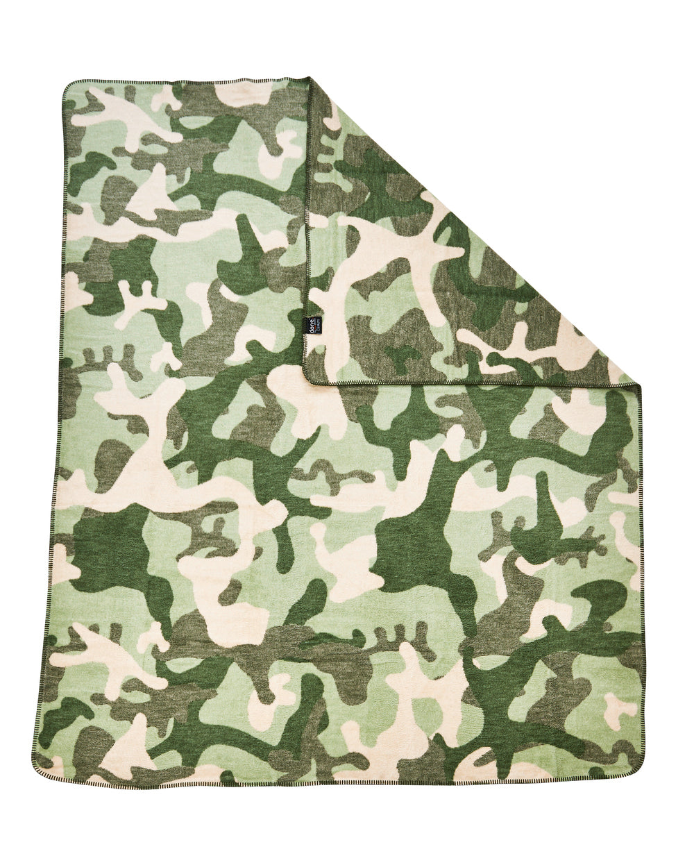 Wohndecke CAMOUFLAGE 150x200cm Khaki - CaraHome