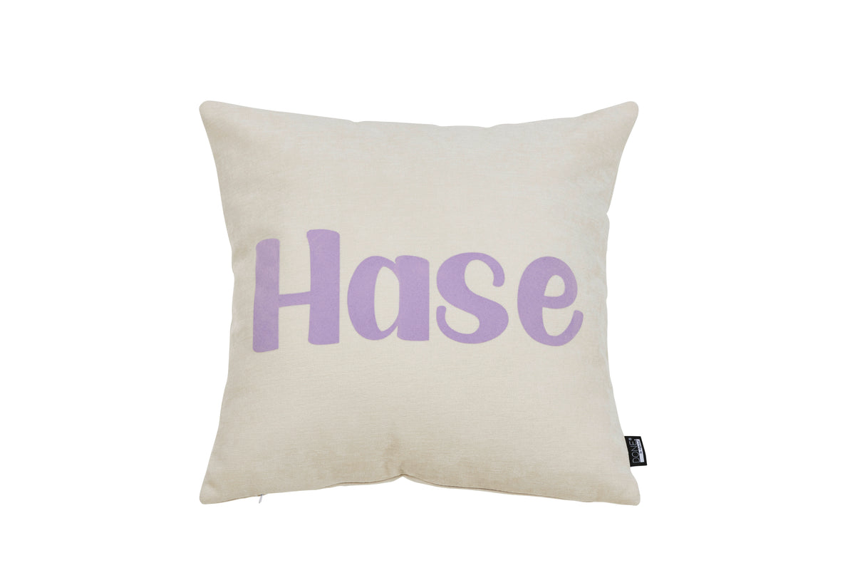 DONE® Kissenhülle HASE 45x45cm