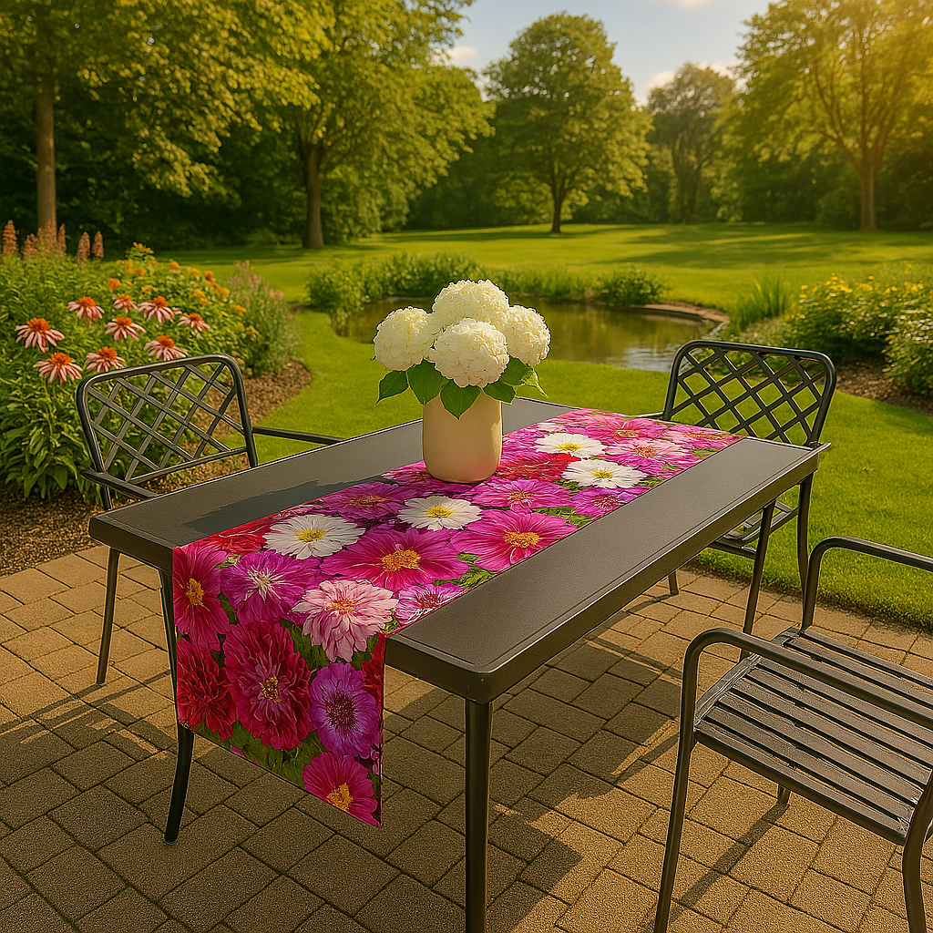 DONE® Tischläufer FLORA SUMMER FLOWERS 40x150cm