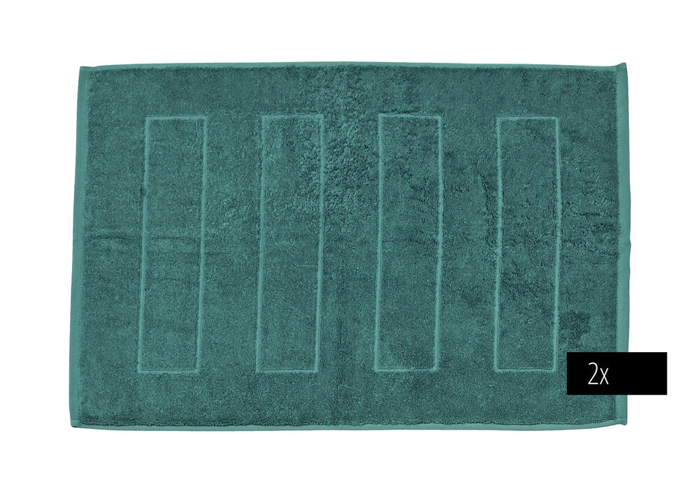 DONE® DAILY UNI 2er Set Badvorleger 50x70cm