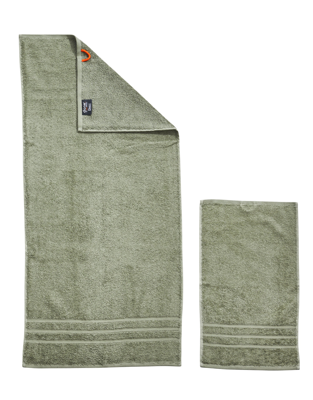 DONE® DAILY UNI Handtuch Set (4-tlg) 2x Gästehandtuch & 2x Handtuch