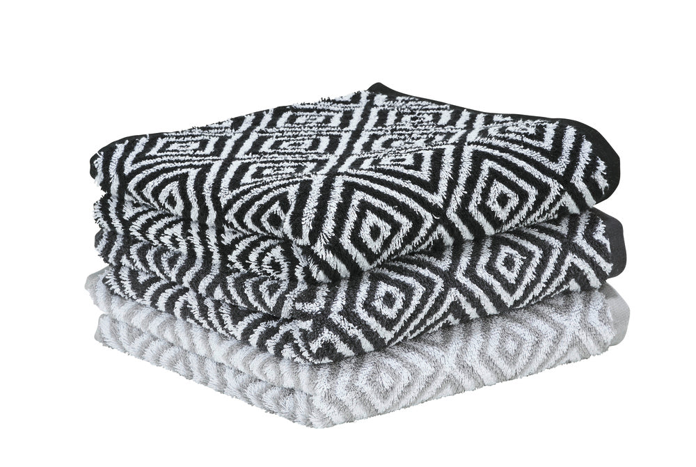 DAILY SHAPES DIAMOND Duschtuch 70x140cm - CaraHome