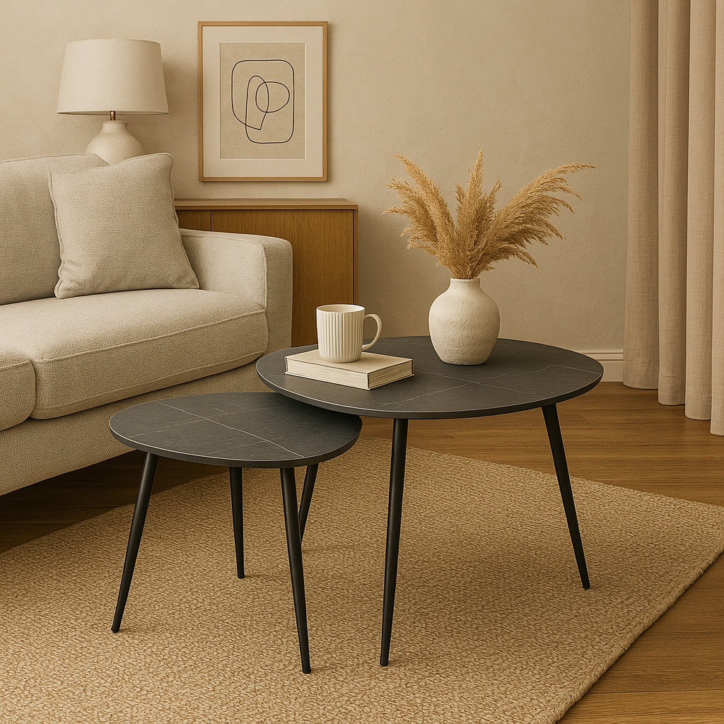 DONE® Keramik-Kaffeetisch Set