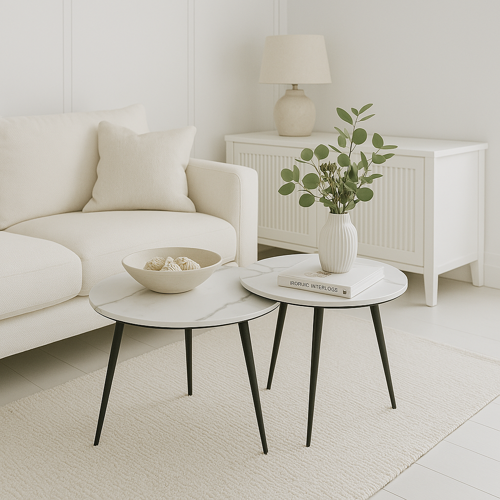 DONE® Keramik-Rundtisch Set