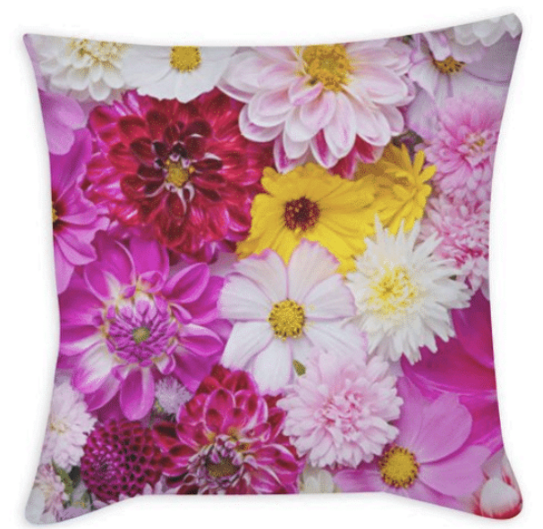 DONE® Kissenhülle FLORA SUMMER FLOWERS 45x45cm