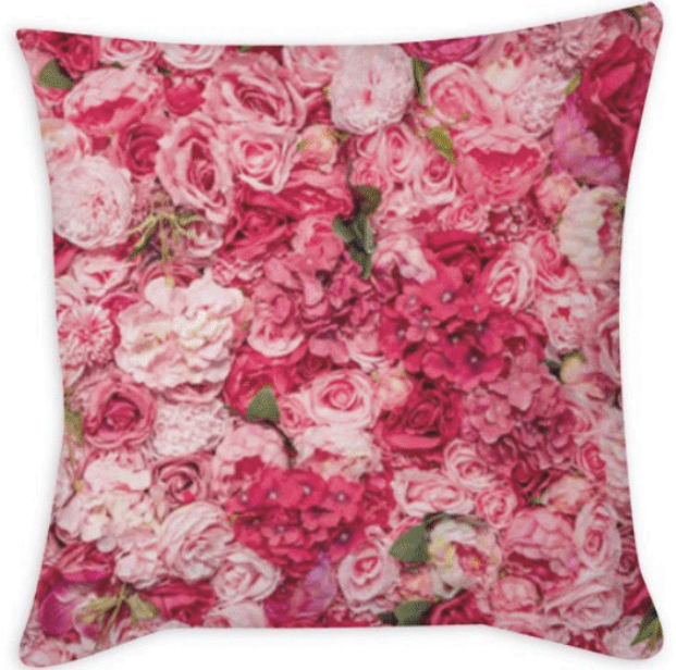 DONE® Kissenhülle FLORA SWEET ROSES 45x45cm