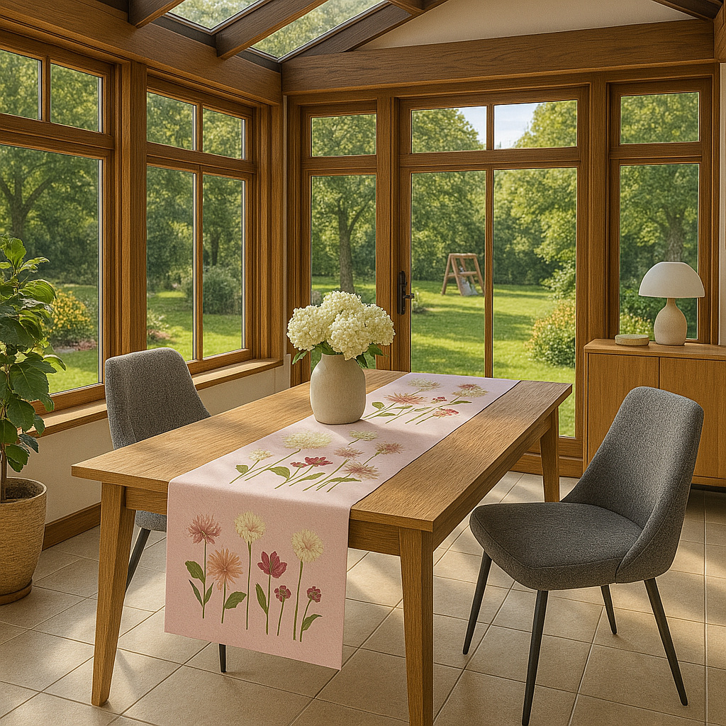 DONE® Tischläufer FLORA GARDEN FEELINGS 40x150cm