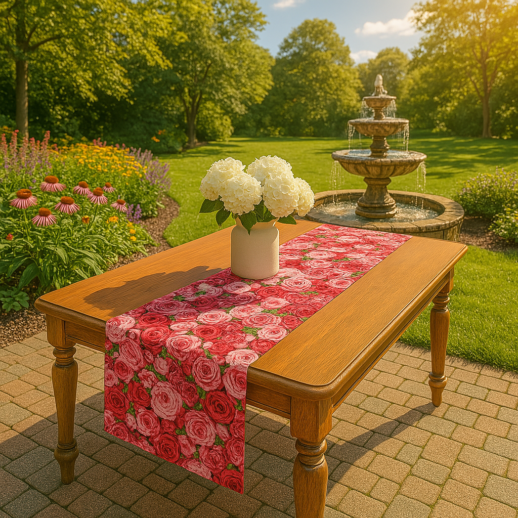 DONE® Tischläufer FLORA SWEET ROSES 40x150cm