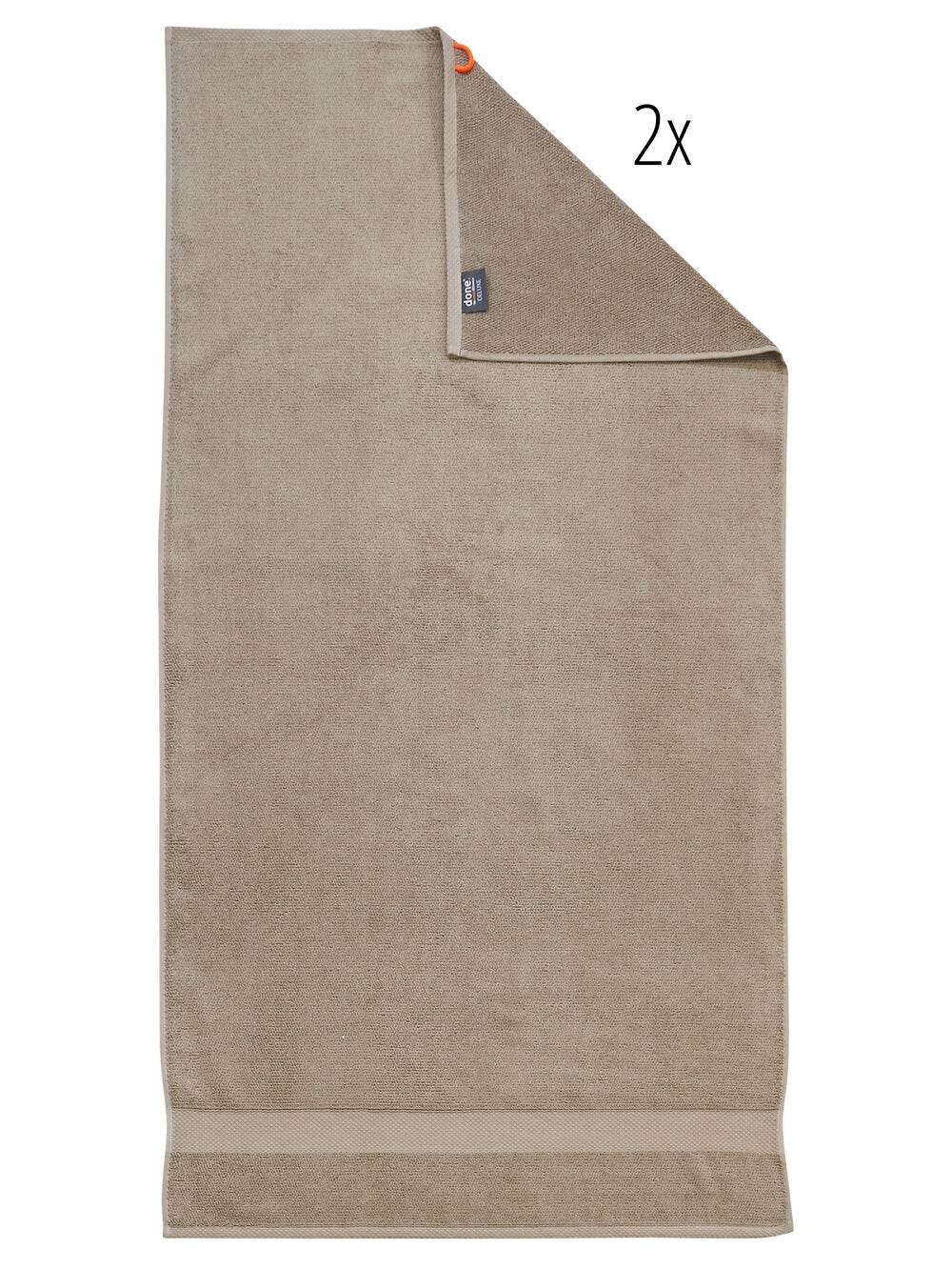 DONE® DELUXE Duschtuch Set (2-tlg)