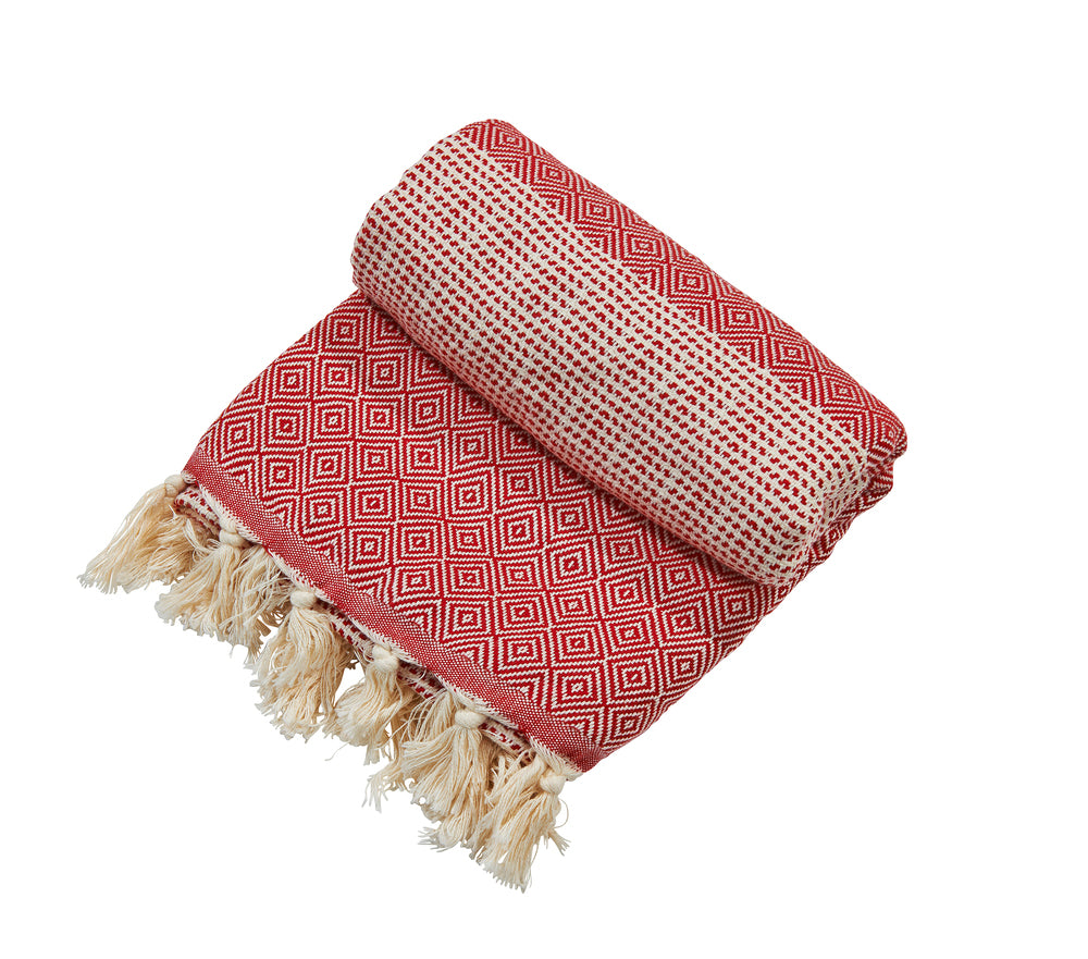 LOUNGE DIAMOND Plaid 100x180cm - CaraHome