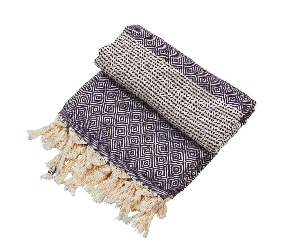 LOUNGE DIAMOND Plaid 100x180cm - CaraHome