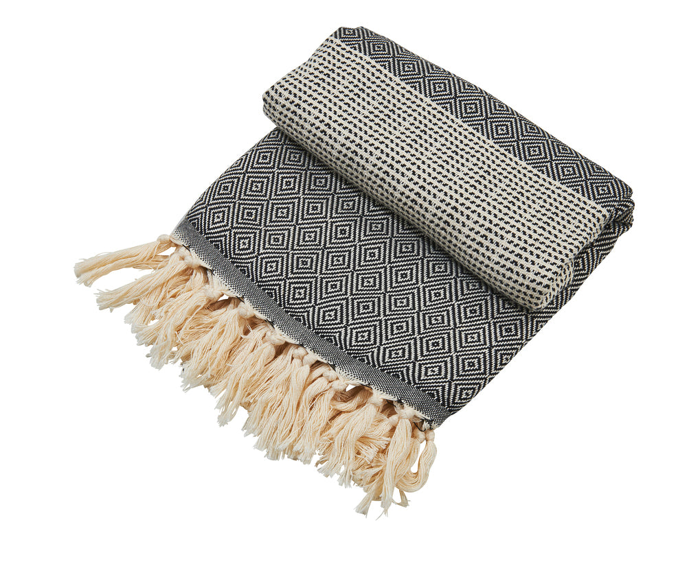 LOUNGE DIAMOND Plaid 100x180cm - CaraHome