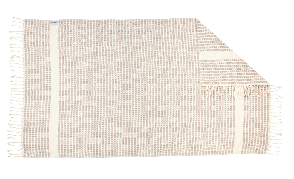 LOUNGE STRIPES PLUS Plaid 100x180cm - CaraHome