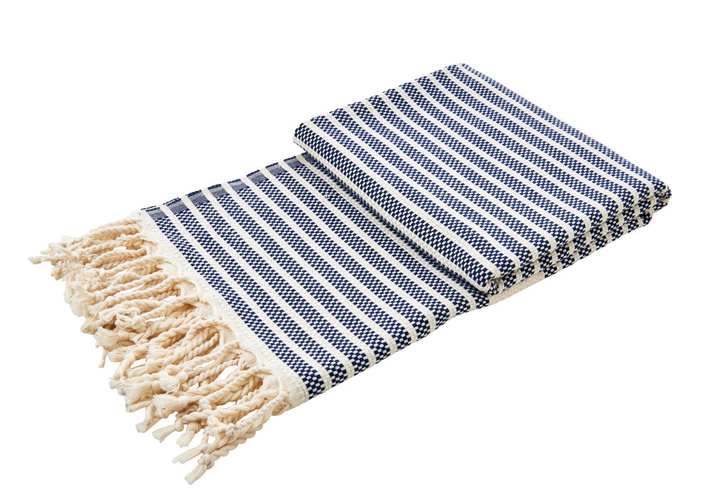 LOUNGE STRIPES PLUS Plaid 100x180cm - CaraHome