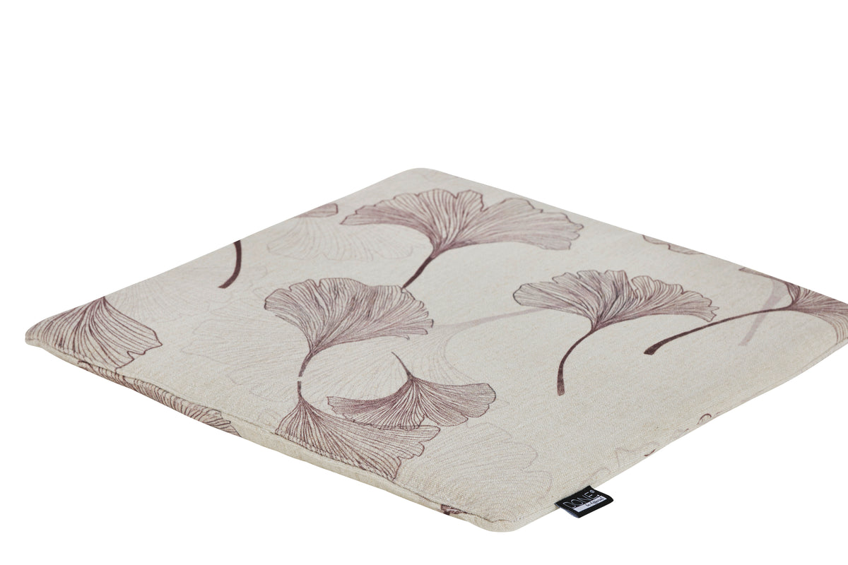 DONE® Stuhlkissen GINKGO 40x40cm
