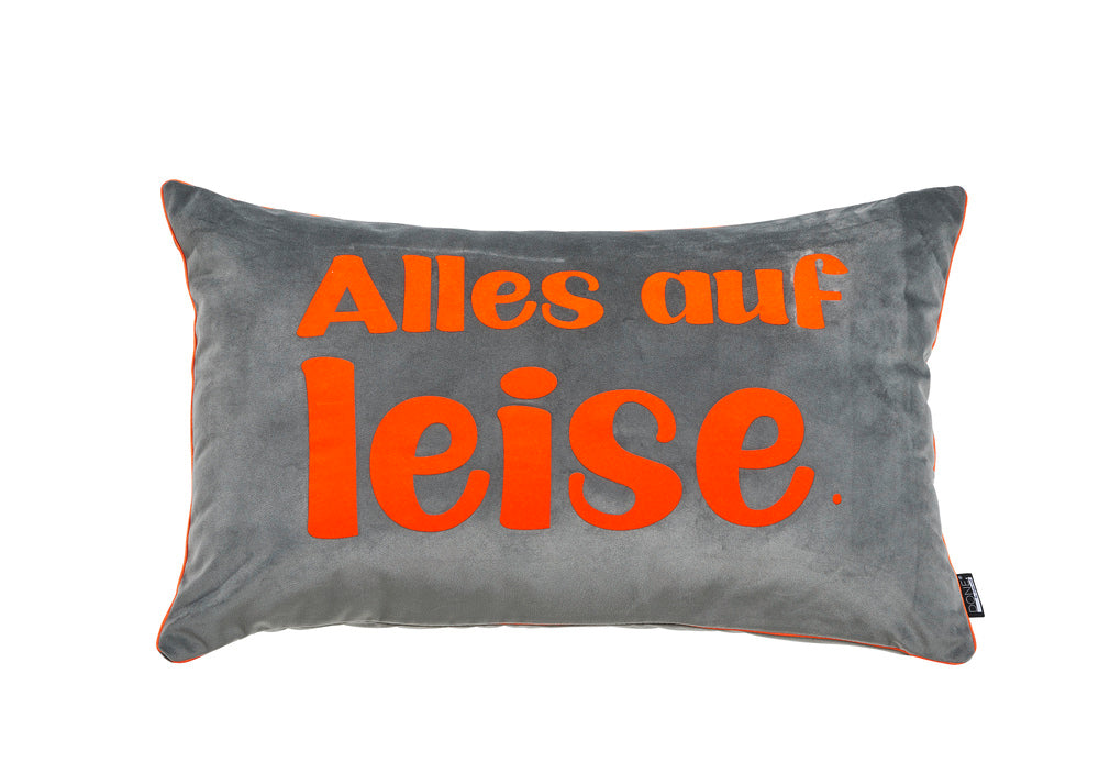 DONE® Kissenhülle VIBE/ALLES AUF LEISE